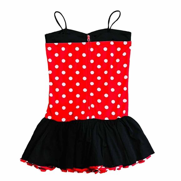 Miss Mouse Minnie Costume Girls Size XL 12-14 Dress & Ears NEW - Picture 3 of 3
